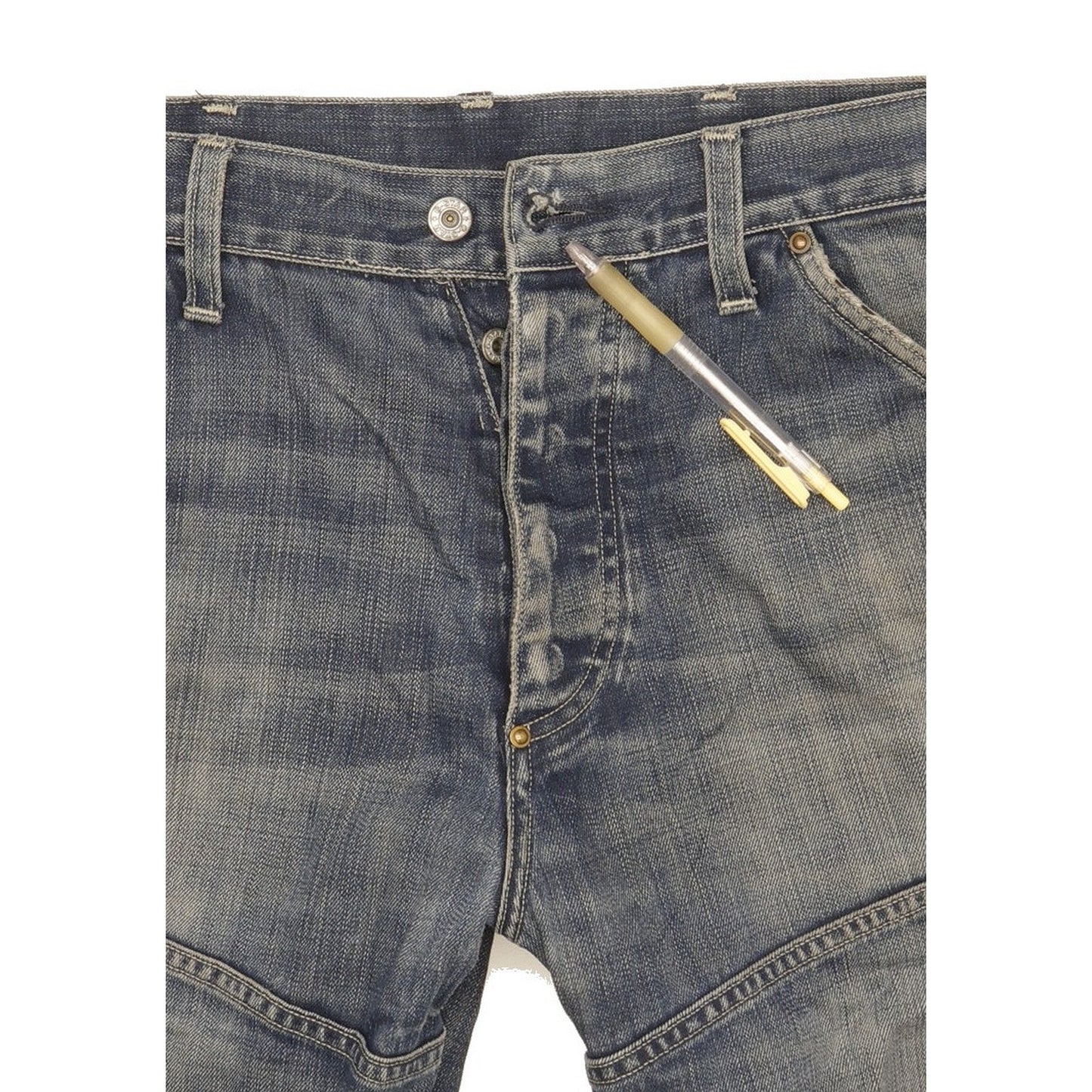 G-Star Elwood Men Blue Straight Regular Jeans W33 L34