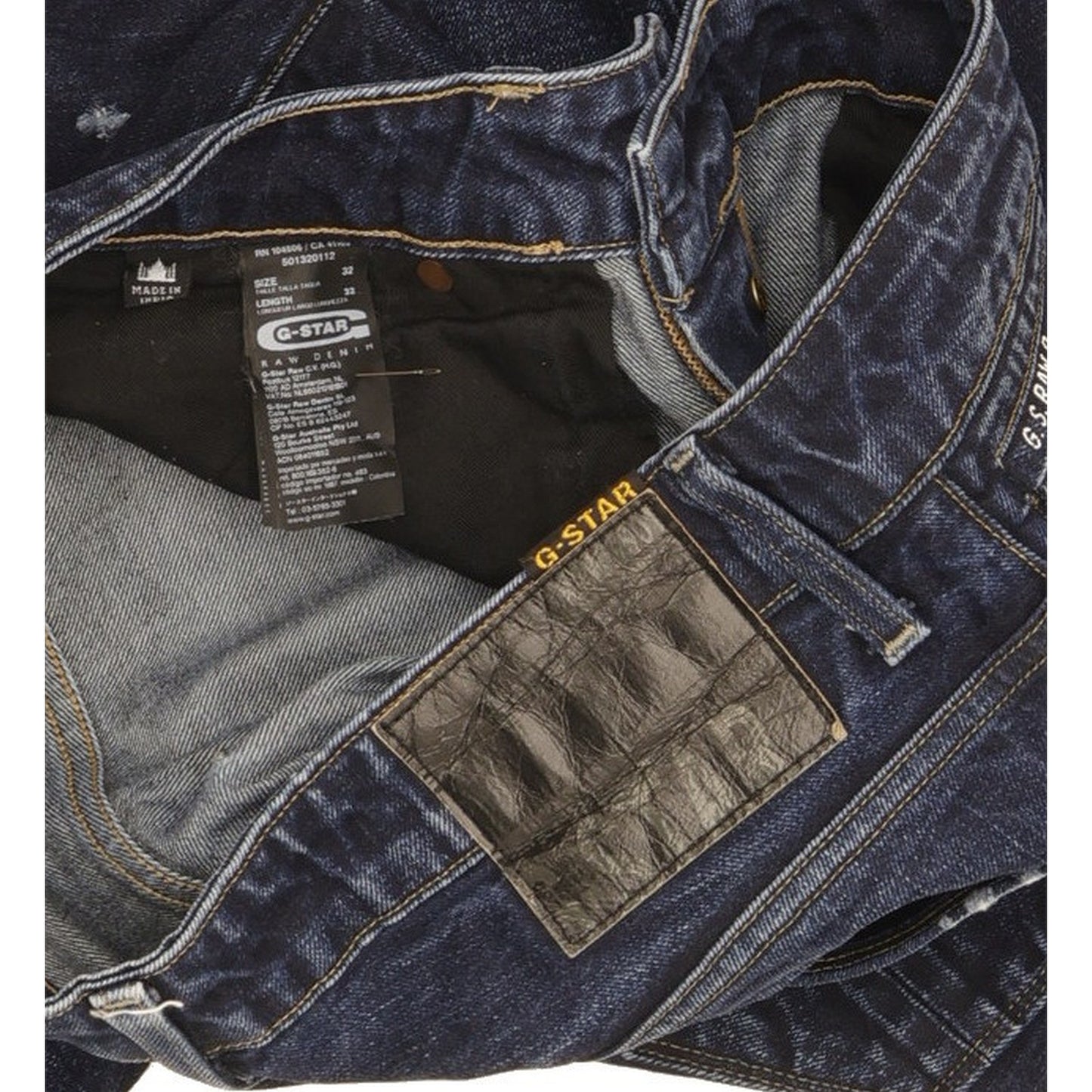 G-Star Morris Men Blue Straight Regular Jeans W32 L32