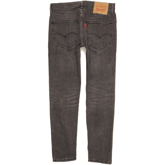 Levi's 502 Hi-Ball Men Black Tapered Regular Stretch Jeans W31 L29