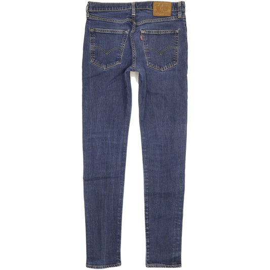 Levi's 512 Men Blue Tapered Slim Jeans W32 L34