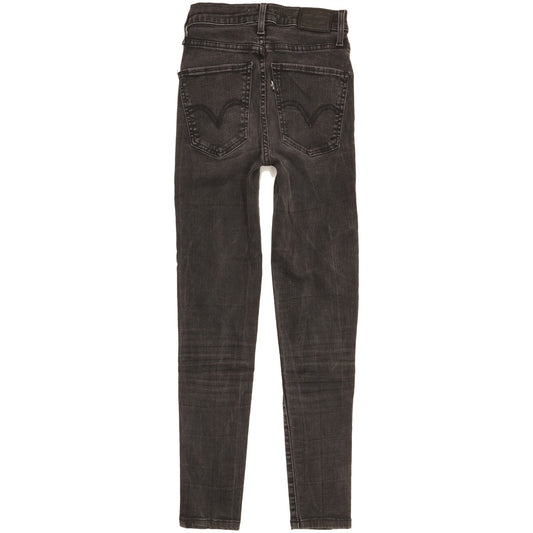 Levi's Mile Women Black Skinny Slim Stretch Jeans W24 L26