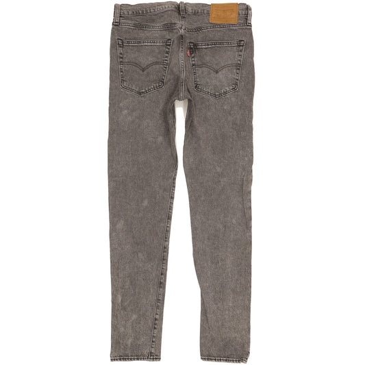 Levi's 512 Men Grey Straight Slim Stretch Jeans W31 L33