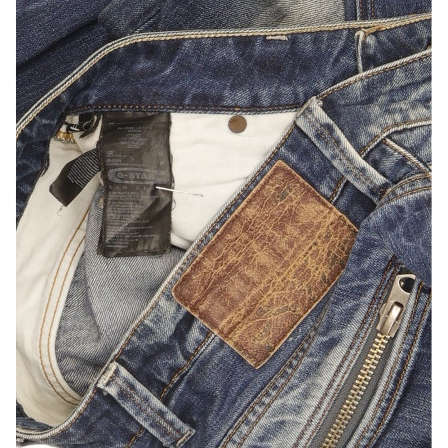 G-Star Attacc Men Blue Straight Regular Jeans W33 L34