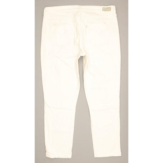 Levi's Demi Curve Women White Skinny Classic Stretch Jeans W32 L26