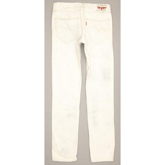 Levi's 519 Men White Straight Slim Jeans W31 L33