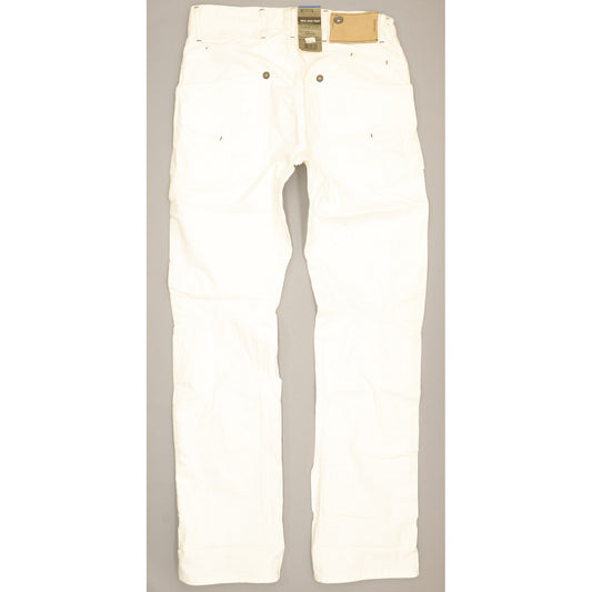 G-Star Jack Men White Straight Regular Jeans W32 L34