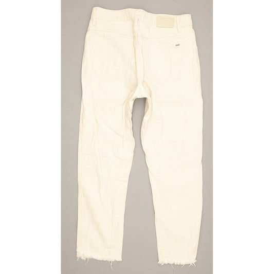 G-Star 3301 Ultra Women Beige Straight Slim Jeans W29 L32