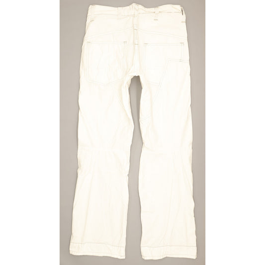 G-Star New Trash Men White Straight Regular Jeans W32 L32