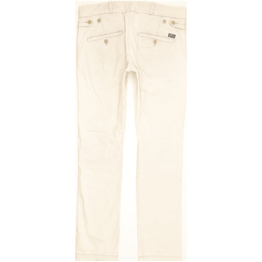 Diesel Men Grey Straight Slim Chino Stretch Jeans W30 L31