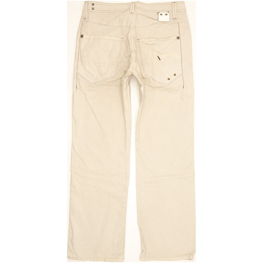 G-Star Locker Men Beige Straight Regular Jeans W31 L32