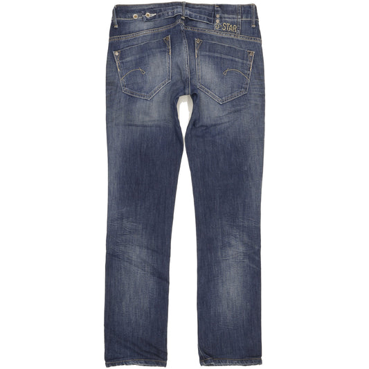 G-Star Midge Women Blue Straight Slim Stretch Jeans W31 L32
