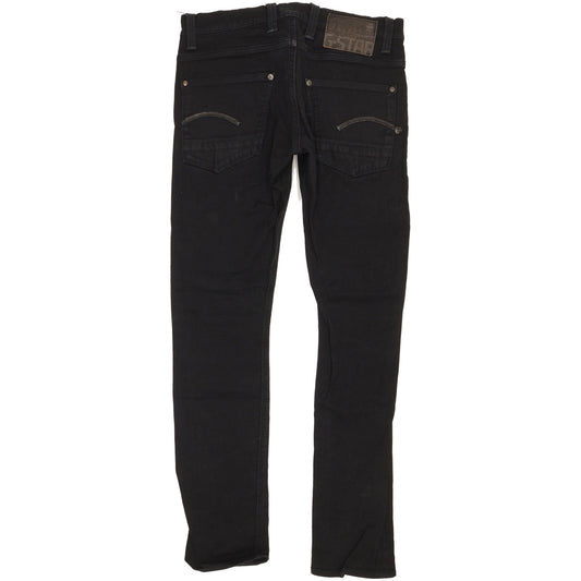 G-Star Defend Men Black Straight Slim Stretch Jeans W31 L31