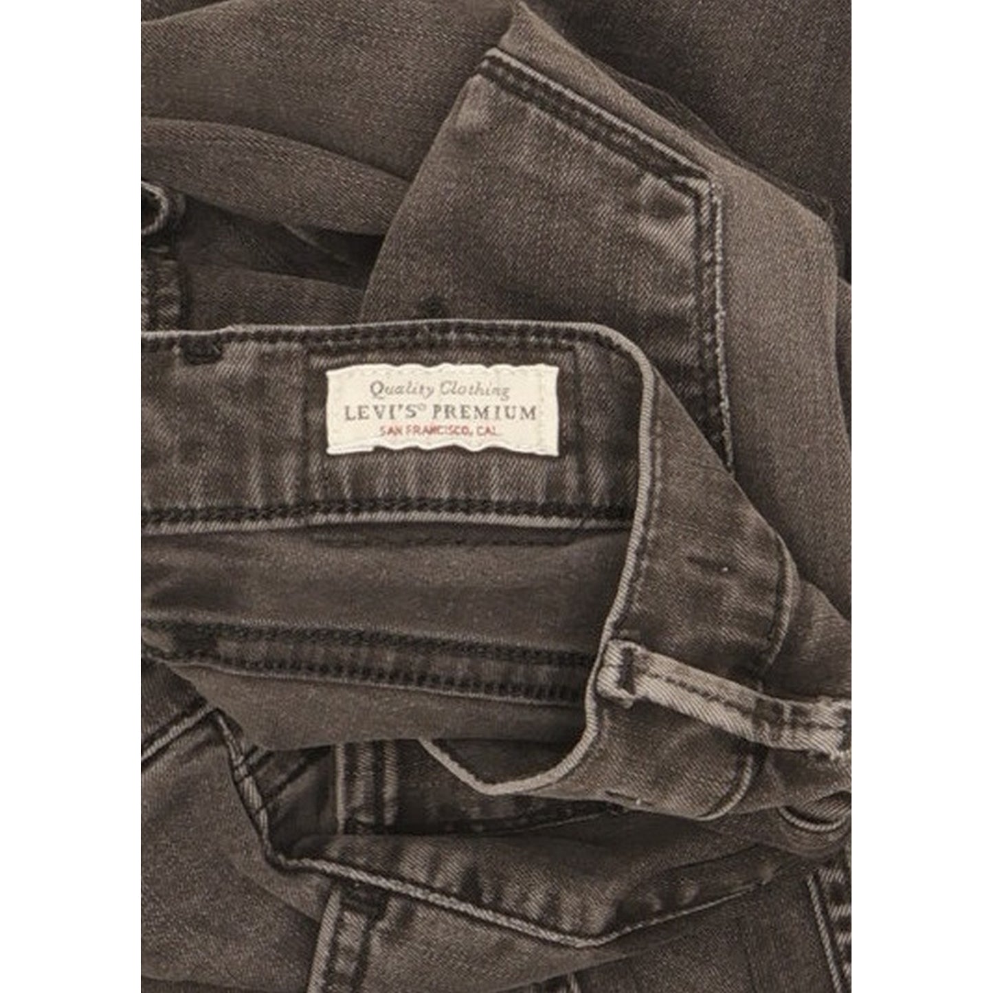Levi's 710 Super Women Grey Skinny Slim Stretch Jeans W27 L28