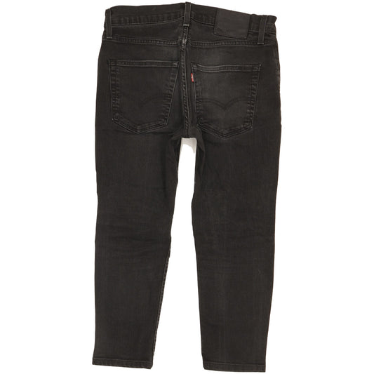 Levi's Men Black Skinny Regular Stretch Jeans W32 L23