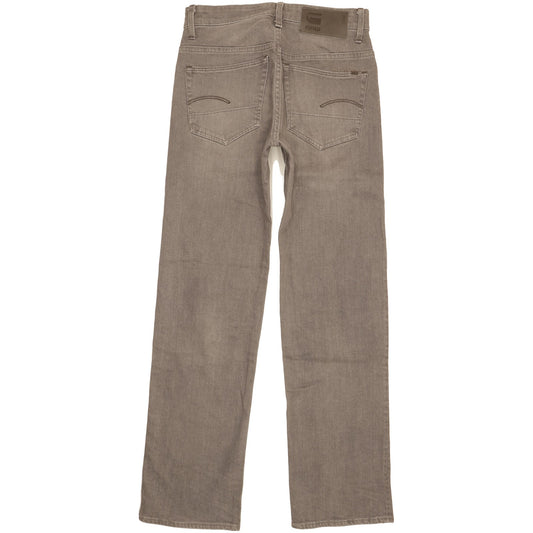 G-Star 3301 Men Grey Straight Loose Stretch Jeans W26 L31