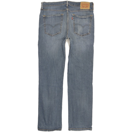 Levi's 514 Men Blue Straight Slim Stretch Jeans W34 L31