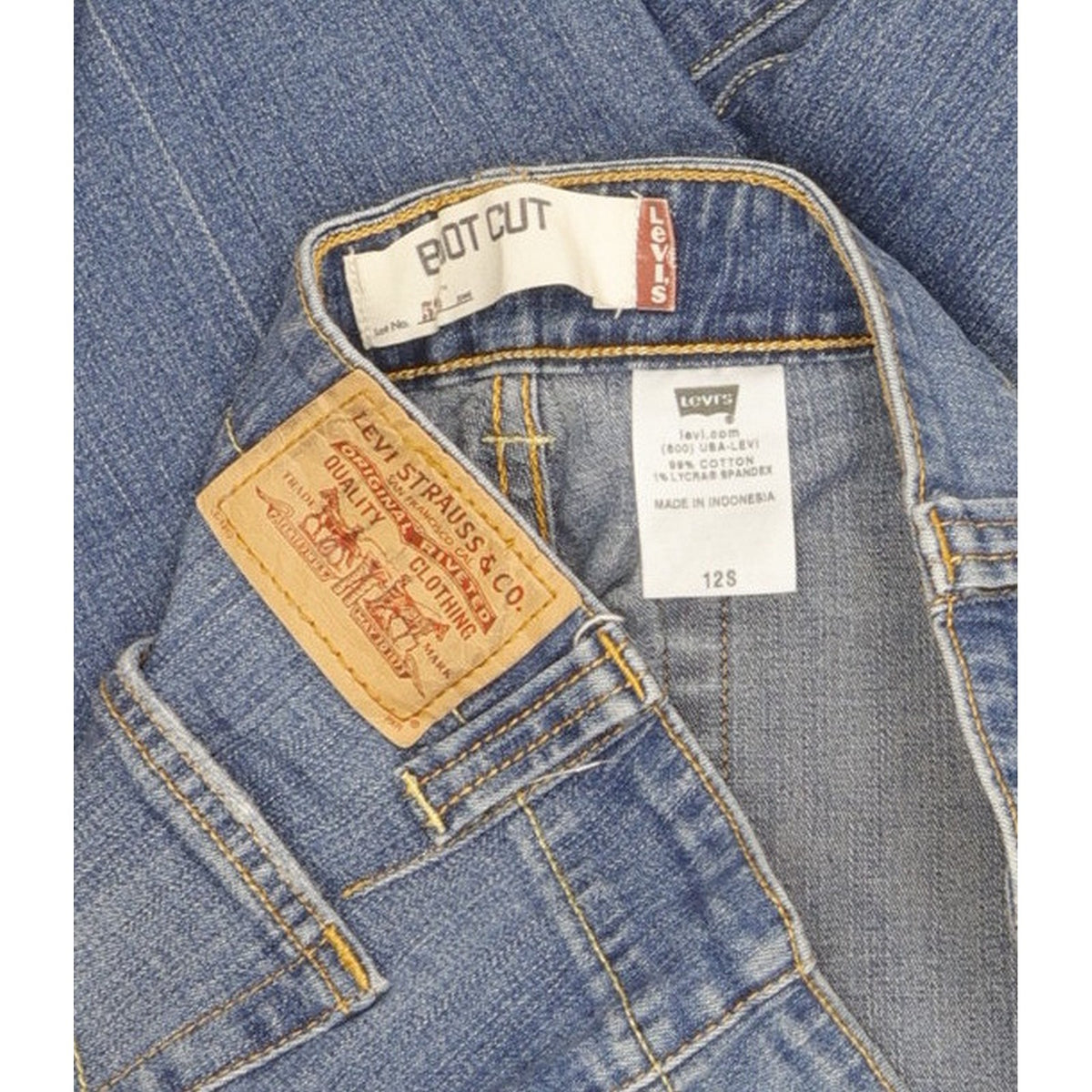 Levi's 525 Women Blue Bootcut Regular Stretch Jeans W36 L28