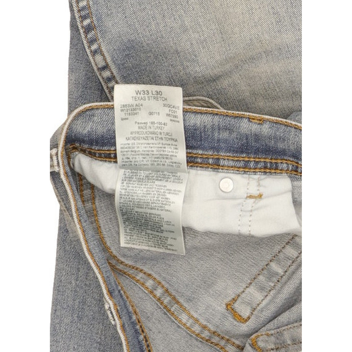 Wrangler Texas Men Blue Straight Regular Stretch Jeans W33 L30