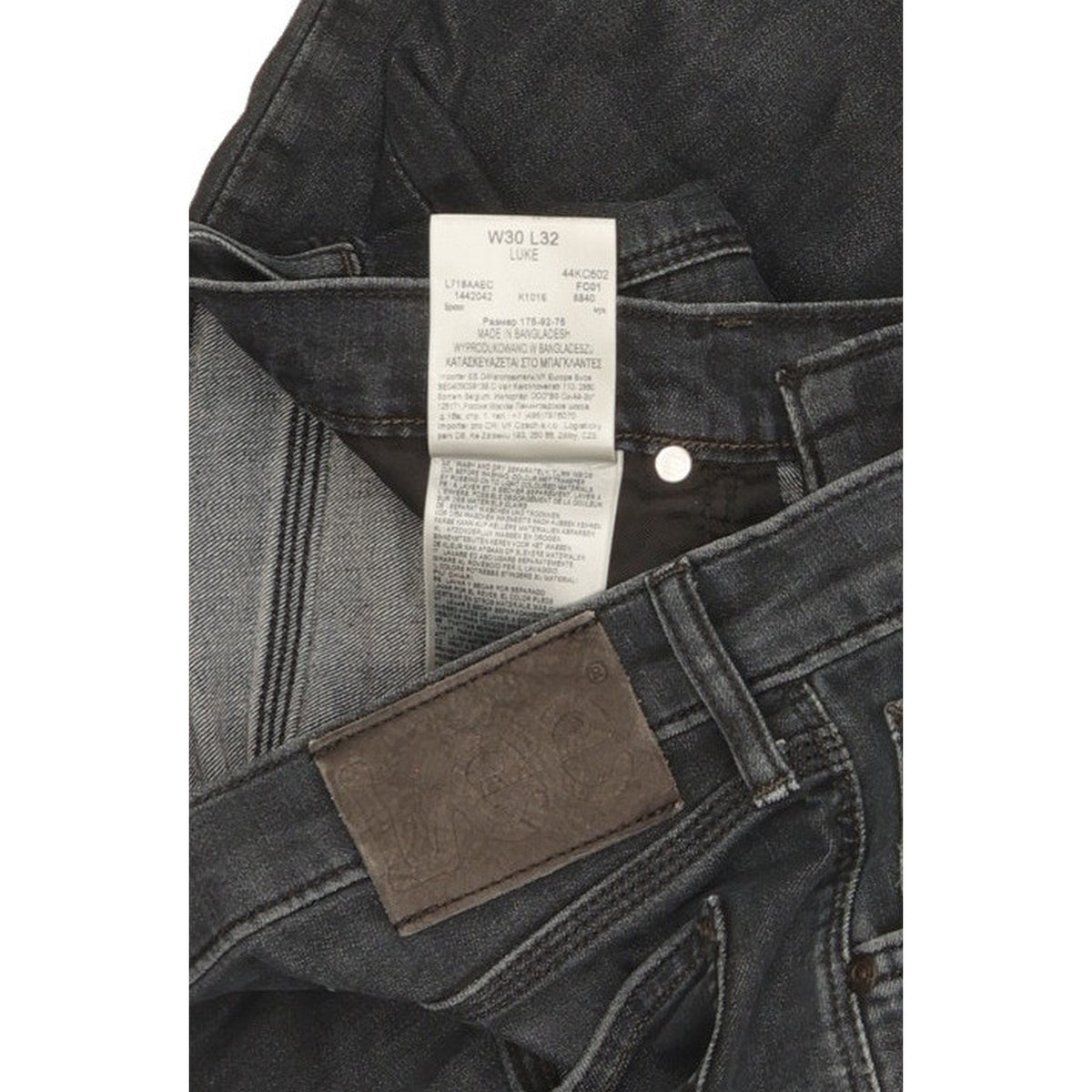 Lee Luke Men Navy Skinny Slim Jeans W30 L32