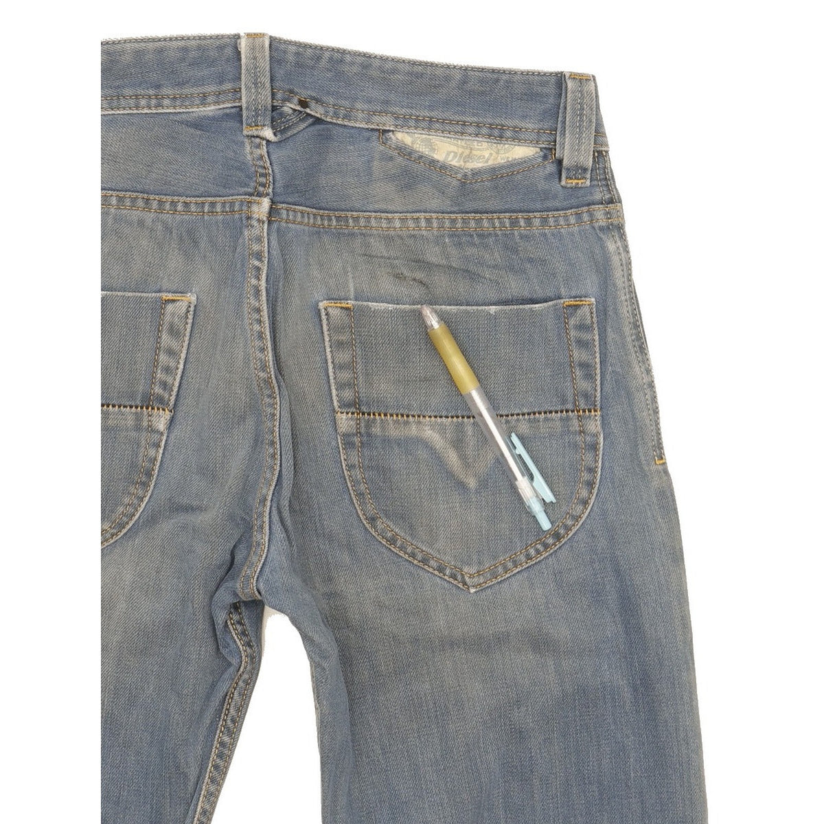 Diesel Heeven Kids Men Blue Straight Regular Jeans W28 L30