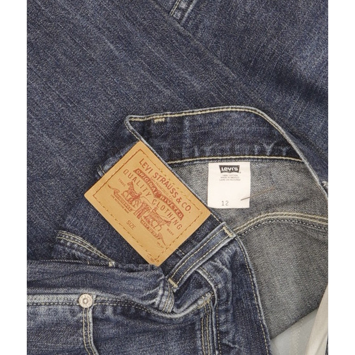 Levi's Kids Blue Straight Regular Jeans W28 L26