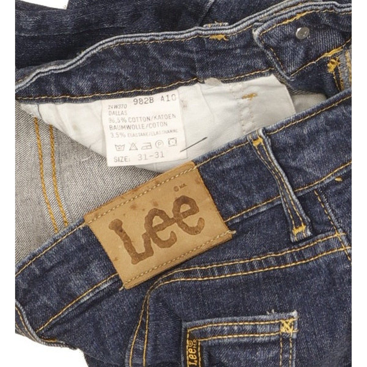 Lee Dallas Men Blue Straight Regular Stretch Jeans W31 L31