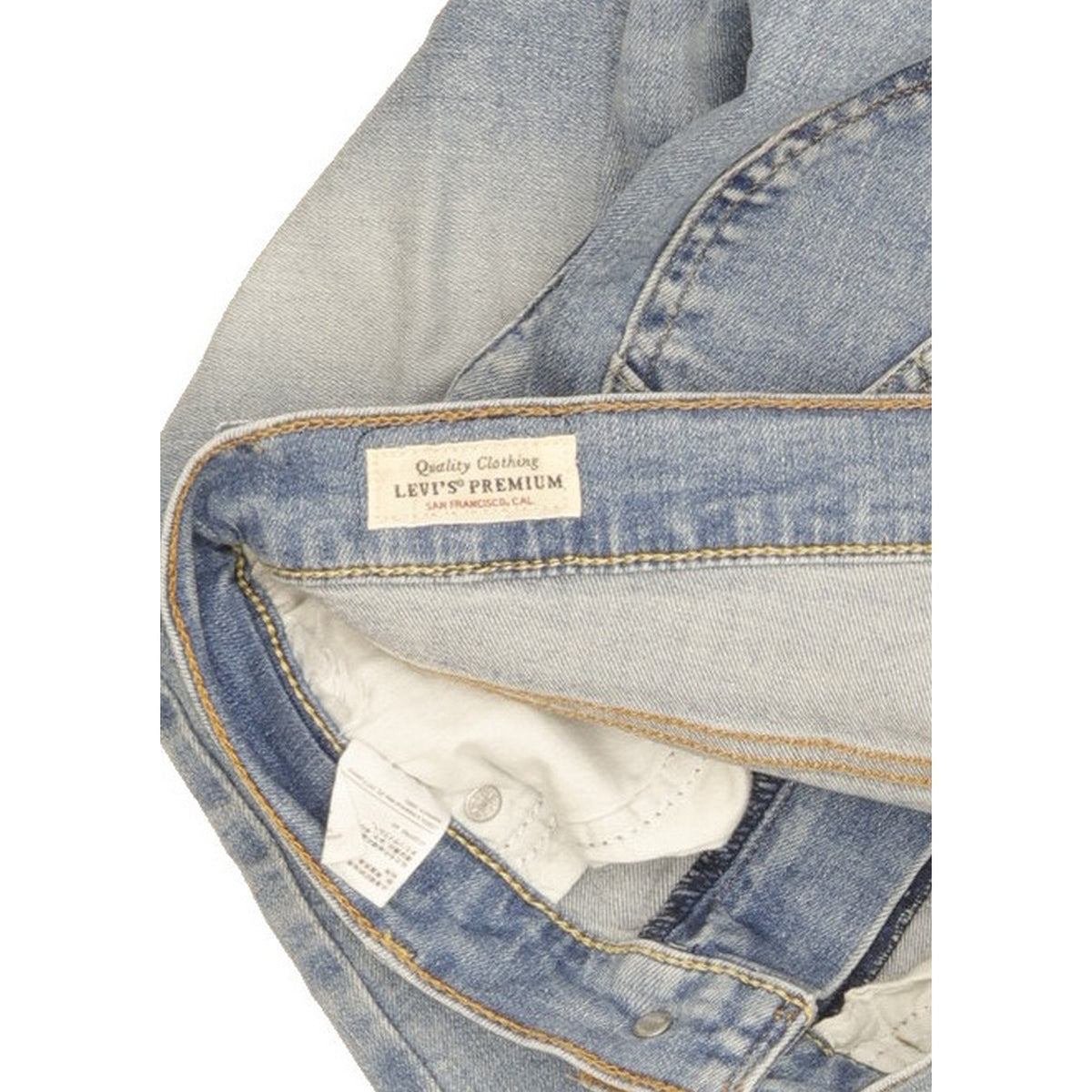 Levi's Retro Blue Skinny Slim Stretch Jeans High Waisted W28 L28