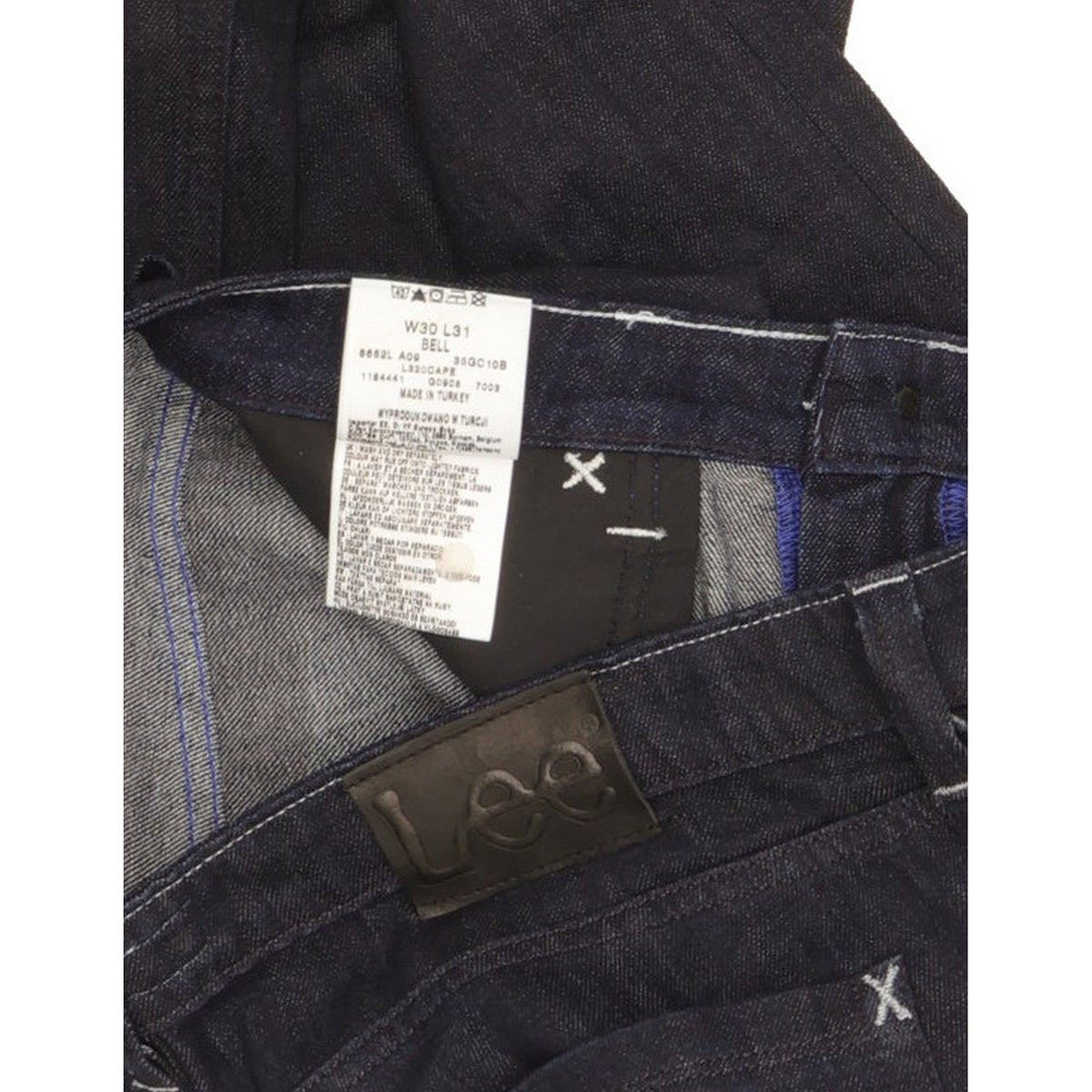 Lee Bell Women Navy Bootcut Slim Stretch Jeans W30 L31