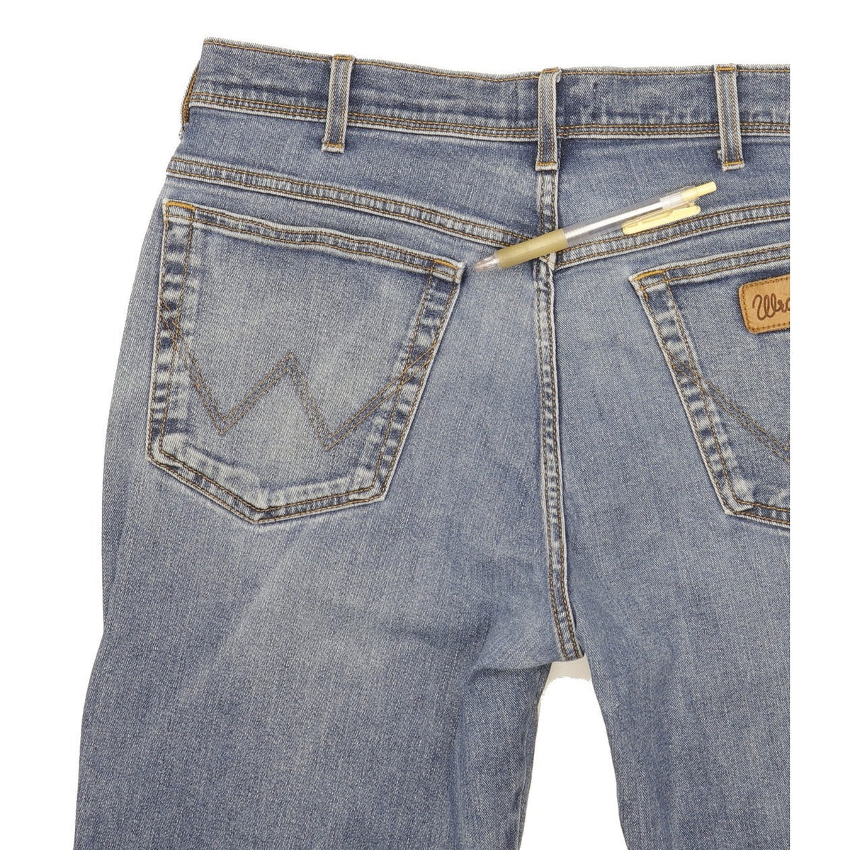 Wrangler Men Blue Straight Regular Jeans W36 L31