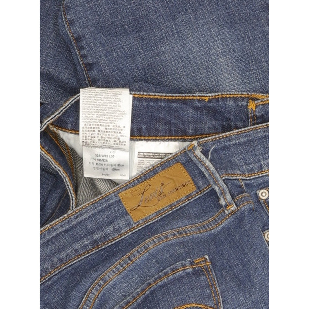 Levi's Slight Curve Women Blue Bootcut Classic Stretch Jeans W32 L30