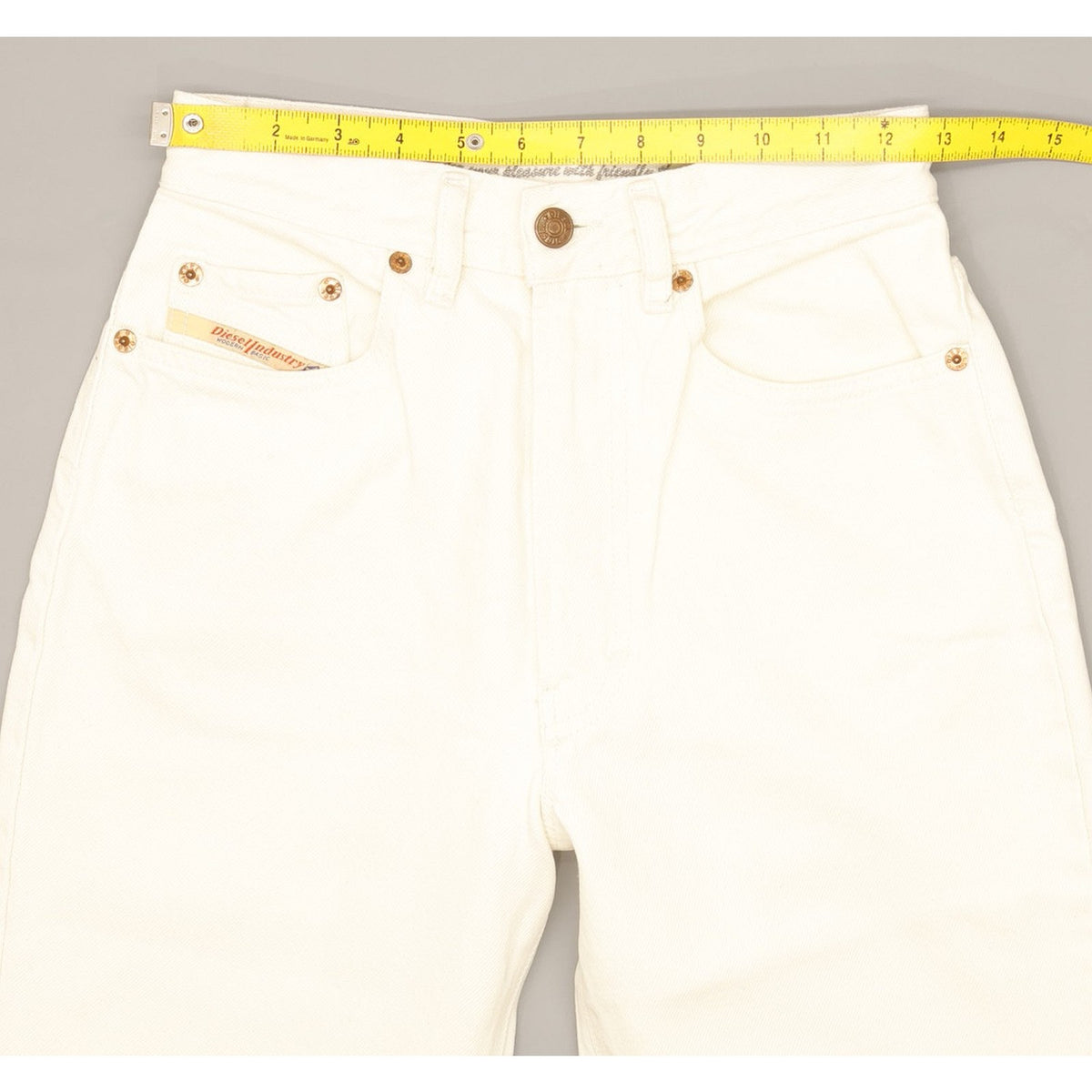 Diesel Rocket White Skinny Slim Jeans High Waisted W26 L30