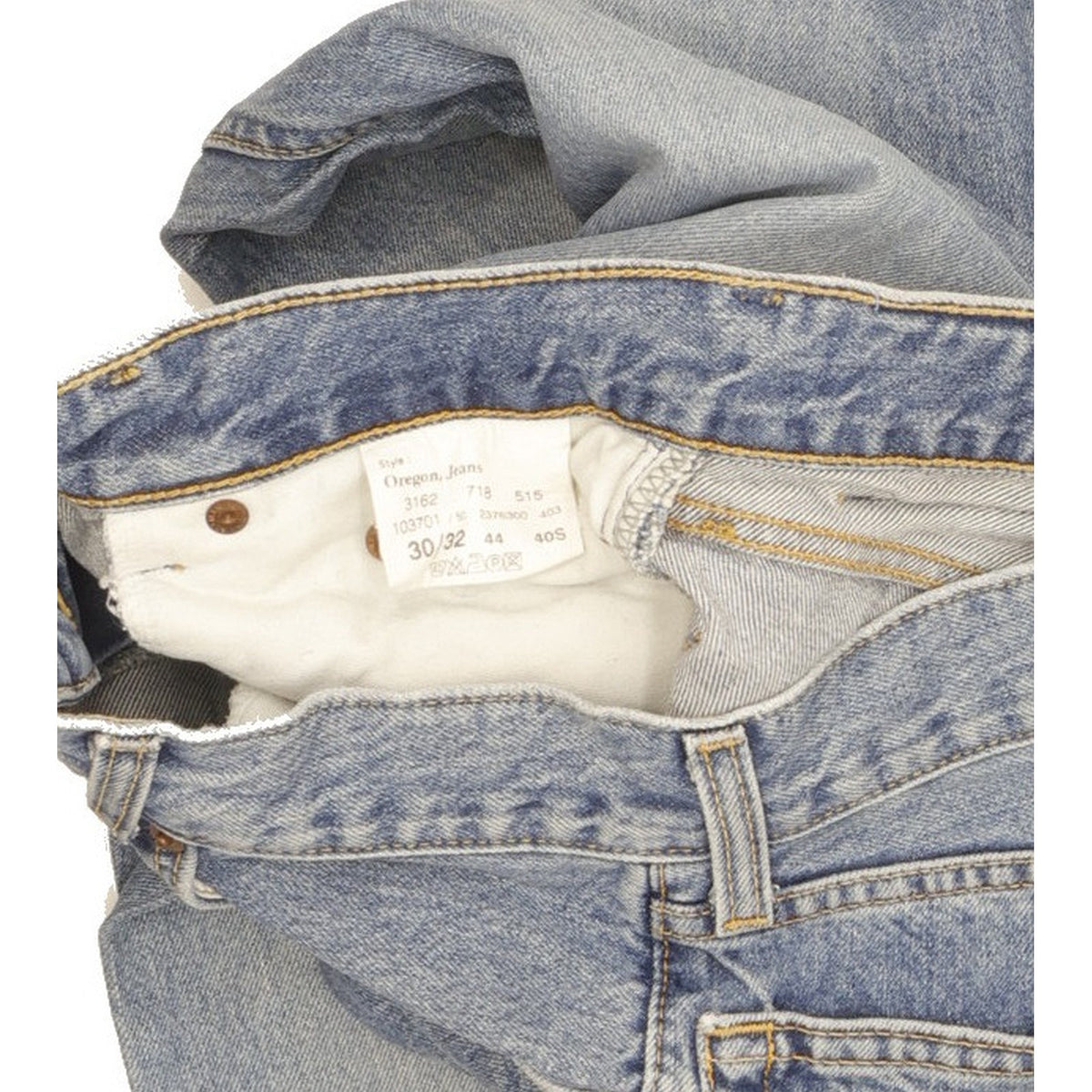 Mustang Oregon Men Blue Straight Regular Jeans W30 L32