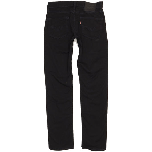 Levi's 511 Men Black Straight Slim Stretch Jeans W30 L31