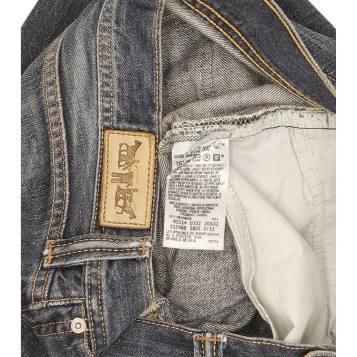 Levi's 524 Women Blue Bootcut Slim Jeans W30 L32
