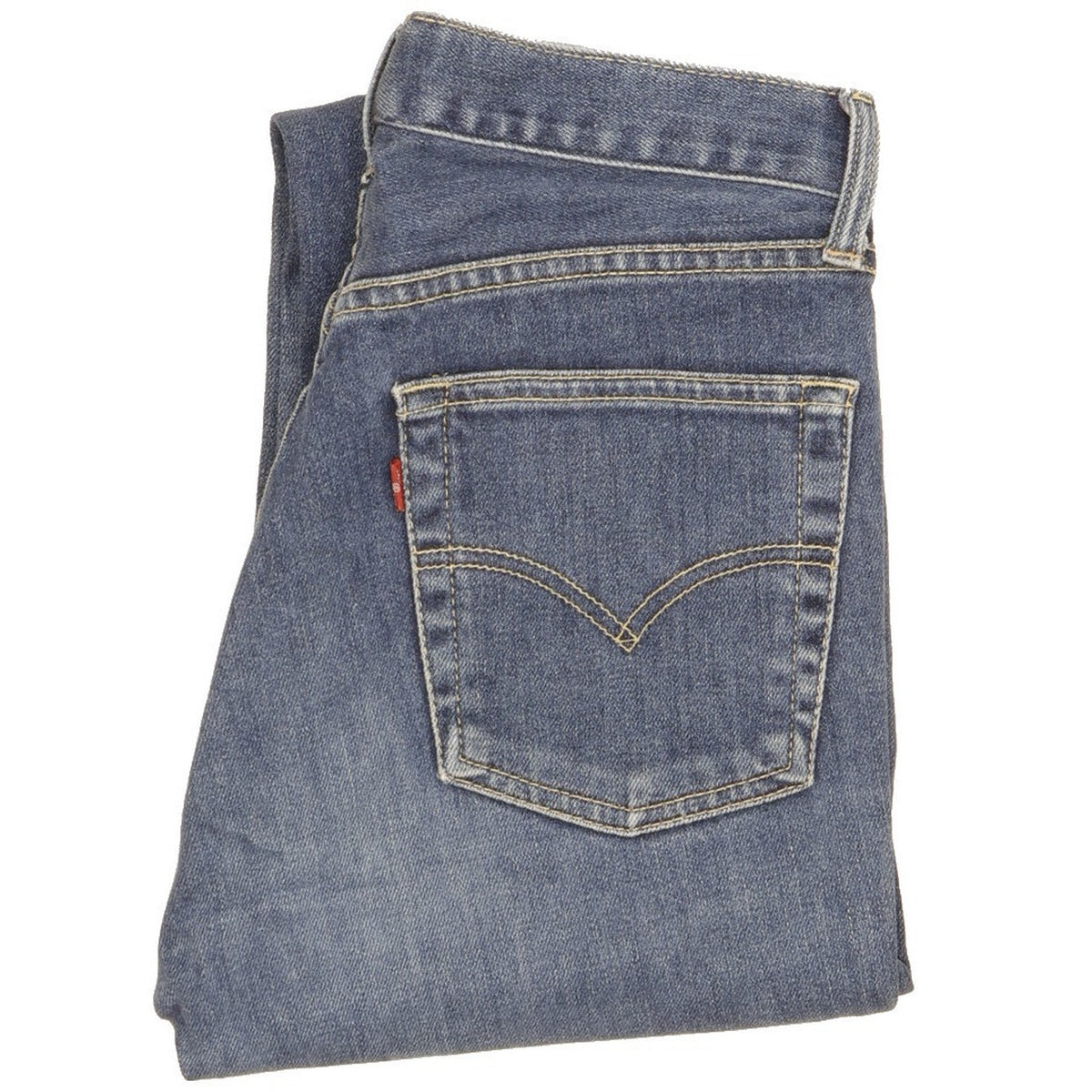 Levi's Men Blue Straight Slim Jeans W26 L28