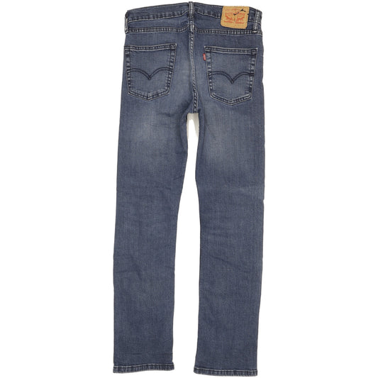 Levi's 513 Men Blue Straight Slim Stretch Jeans W30 L31