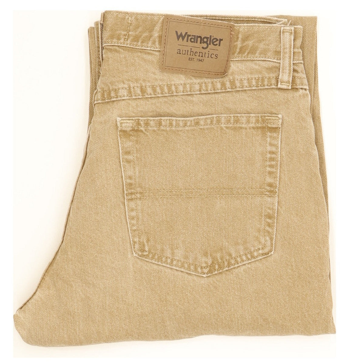 Wrangler Men Beige Straight Regular Jeans W32 L29