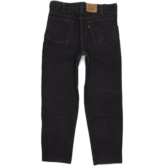 Levi's 545 Made in USA Men Black Straight Loose Jeans W36 L30