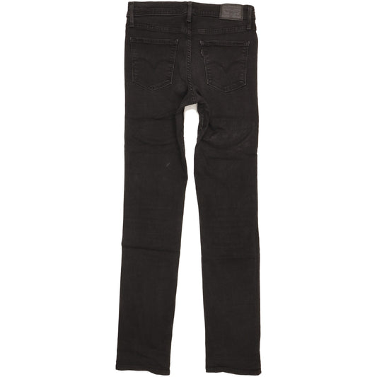 Levi's 312 Shaping Women Black Straight Slim Stretch Jeans W29 L31