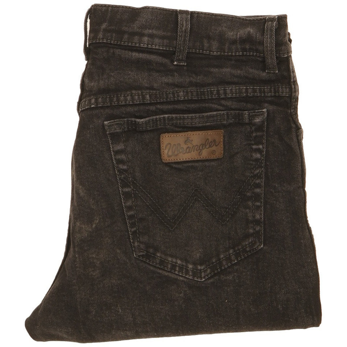 Wrangler Men Black Straight Regular Jeans W34 L29