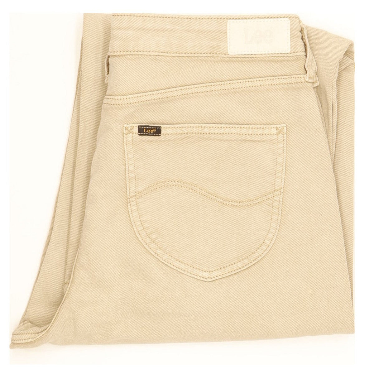 Lee Beige Straight Regular Jeans High Waisted W30 L26