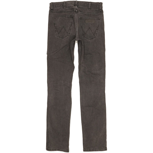 Wrangler Greensboro Men Grey Straight Regular Stretch Jeans W30 L34