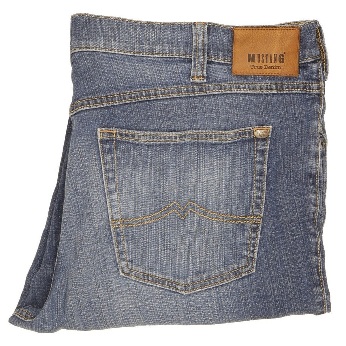 Mustang Tramper Men Blue Straight Regular Jeans W42 L26