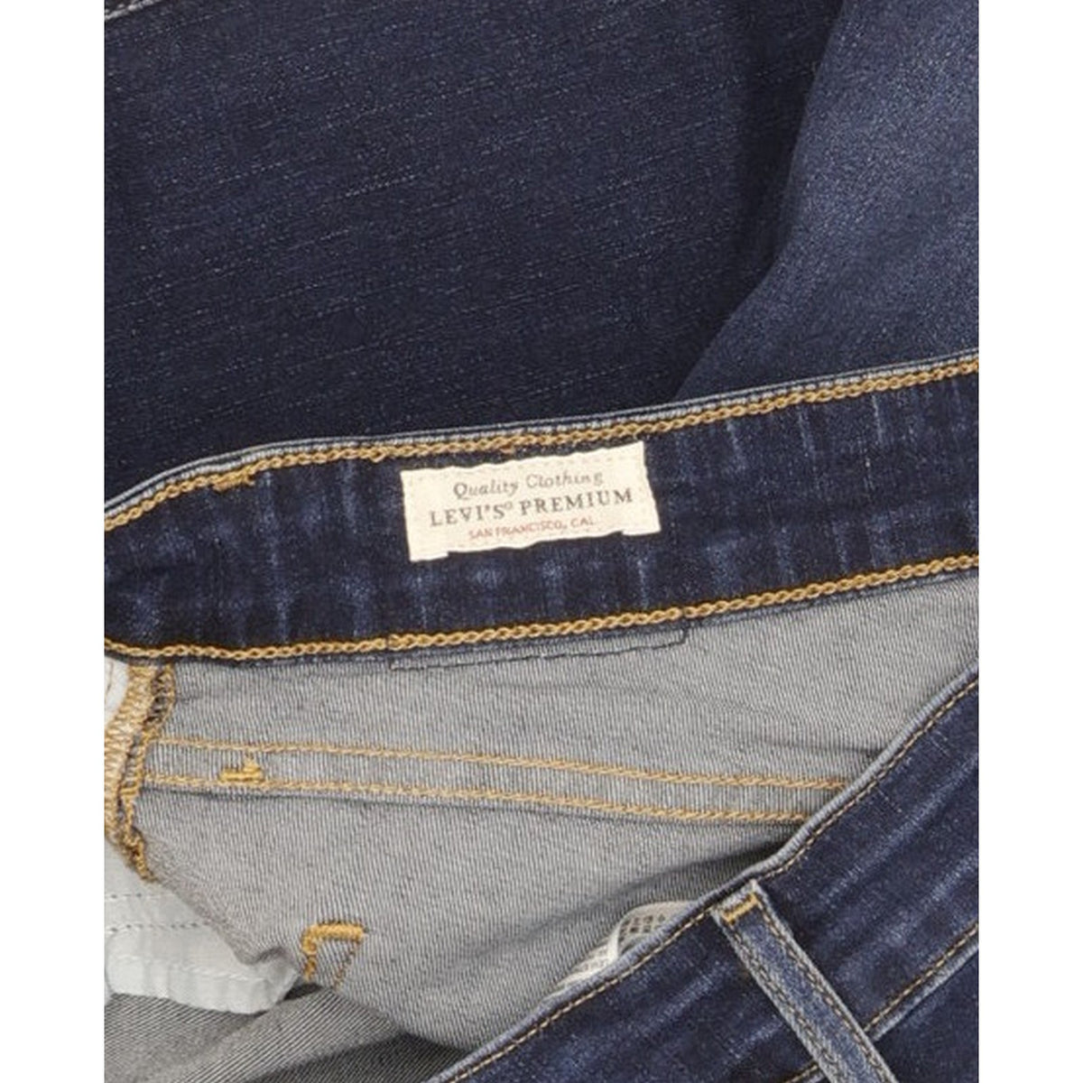 Levi's 712 Men Blue Straight Slim Stretch Jeans W30 L34