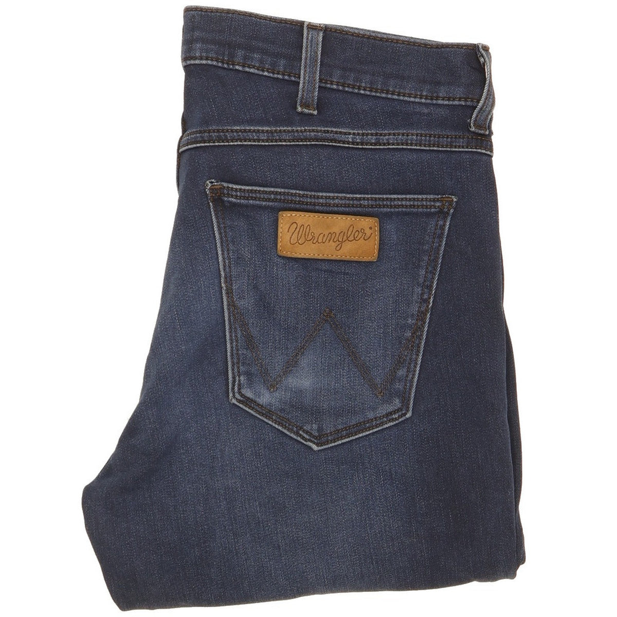 Wrangler Greensboro Men Blue Straight Regular Jeans W34 L33