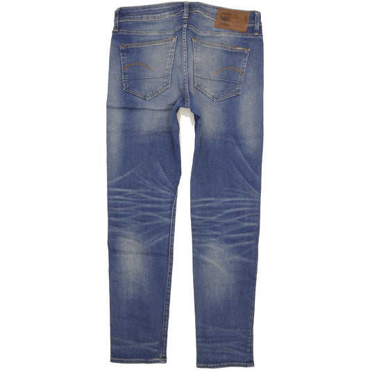 G-Star 3301 Men Blue Tapered Slim Stretch Jeans W31 L31