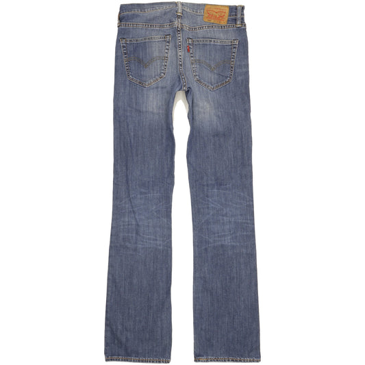 Levi's 527 Men Blue Bootcut Slim Stretch Jeans W30 L34