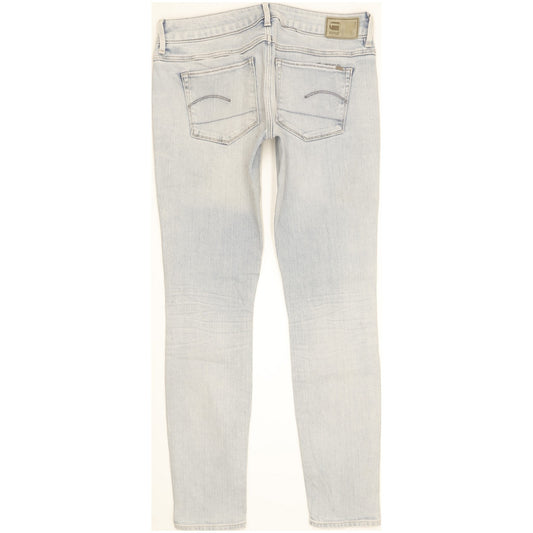G-Star Women Blue Skinny Slim Stretch Jeans W26 L28