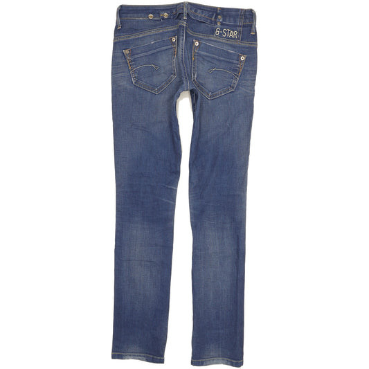 G-Star Midge Women Blue Skinny Slim Stretch Jeans W27 L31