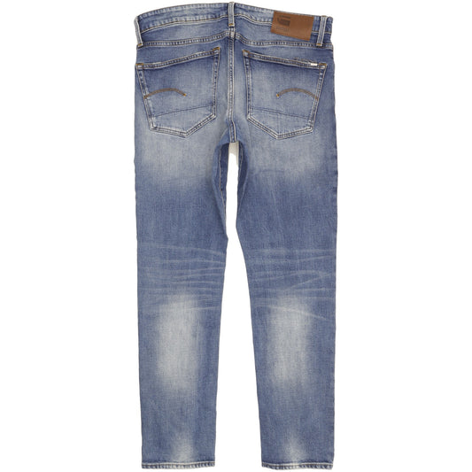 G-Star 3301 Men Blue Tapered Regular Jeans W34 L31